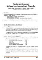 Annexe 2025-03-17-15 Règlement intérieur Salle Polyvalente modifié